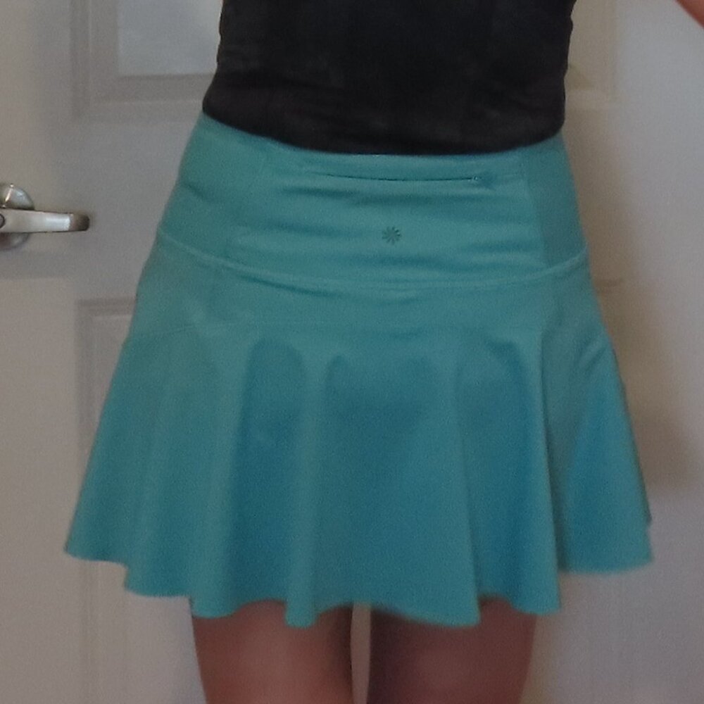 Athleta light blue workout skort, Size S/P